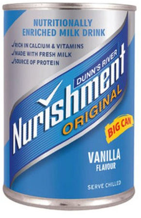 Dunns River Nurishment Original Vanilla 400 g (Pack of 12)