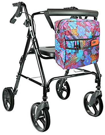 Vive Borsa per sedia a rotelle, borsa universale da viaggio per trasportare accessori su sedia a rotelle, telaio zimmer, deambulatori, sedie a rotelle per il trasporto, impermeabile, antigraffio