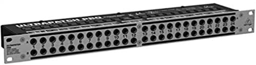 Behringer ULTRAPATCH PRO PX3000 Multifunktionales 48-Punkt 3-Mode Balanced Patchbay