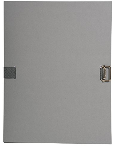Exacompta Dokumentenmappe Varia 2230 mit dehnbarem Faltenrücken aus kaschiertem Karton 10er Pack grau
