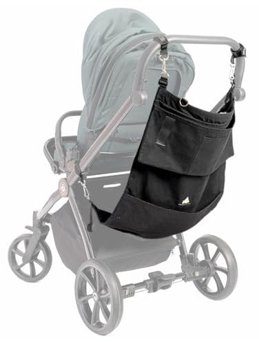 MaKaMa Kids Hängematte für Kinderwagen - eine Alternative zum Buggy Board mit Sitz - universal zubehör für fast jeden Kinderwagen - Viel Platz für Stufen beim Gehen - Kinderwagenbrett Alternative