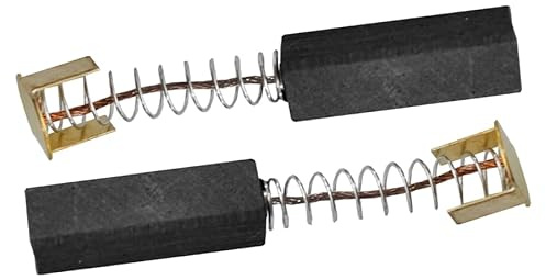 Kutlu Deutschland GmbH 2x Kohlebürsten Kohlestifte Kohlen für Hilti Torna 765, Metall, Kohlenstoffstahl, Partial Twist gezopft, Mittel, 2 Count, Mahlen, Schleifen, Polieren