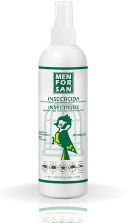 MENFORSAN Insecticida para el Entorno de Aves | Elimina y Previene | Rápida evaporación | No Mancha | Fragancia Perfumada | 250 ml