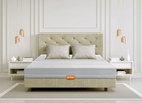 Marcapiuma - Doppelmatratze PRINCE Viscoschaum 140x200 Höhe 18 cm Orthopädische H2 Mittel Visco Kaltschaummatratze Abziehbar Bezug gegen Milbe Atmungsaktiv Made in Italy