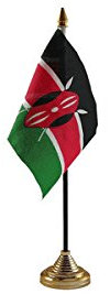Las Banderas Kenia bandera de mesa