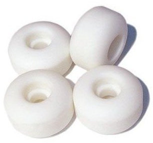 Skateboard Blank Wheel Set 54mm Weiß - Skateboard Blank Rollen Top!
