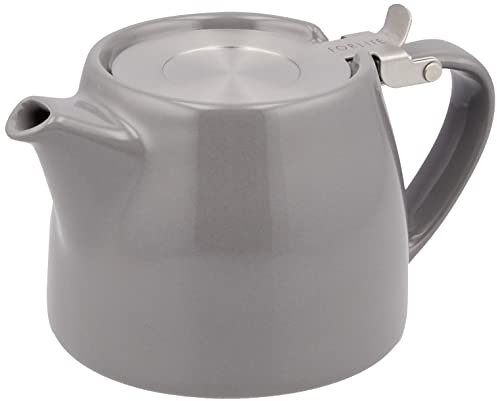 Tea PeopleForlife FST-400-GRE Stump Teekanne grau, 400 ml, für 1 Person/Tasse, Keramik
