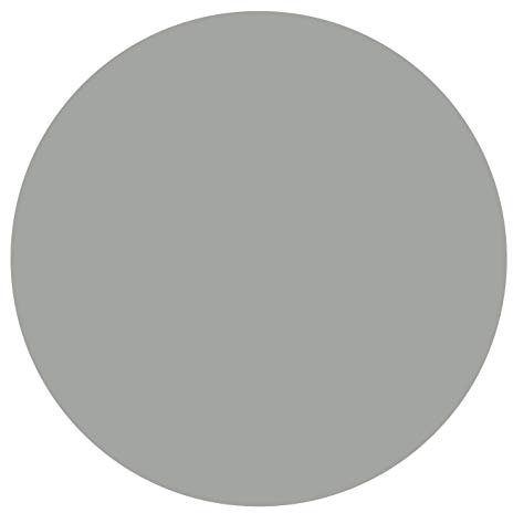 kleb-Drauf | 1 großer Punkt | Silber - matt | Wandtattoo Wandaufkleber Wandsticker Aufkleber Sticker | Wohnzimmer Schlafzimmer Kinderzimmer Küche Bad | Deko Wände Glas Fenster Tür Fliese