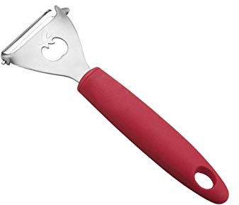 LACOR 60352 - Pelador Tomate Dentado T Acero Inoxidable -Rojo - Cocina | En acero inoxidable, para un uso práctico y profesional en cocina; ideal para cocina profesional y uso diario en casa