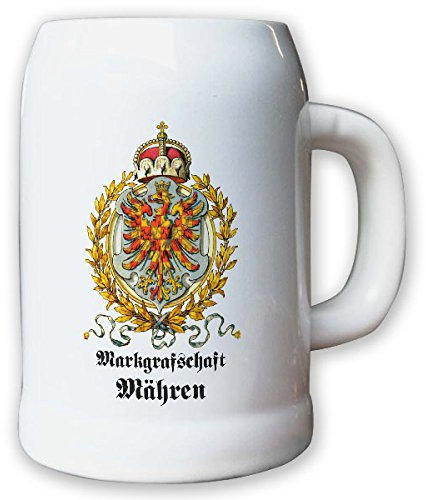 Krug/Bierkrug 0,5l - Markgrafschaft Mähren Tschechien Landeswappen #9474
