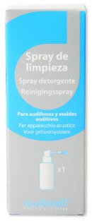 Audinell® Hearing Aid Cleaning Spray – 30 ml with Brush, Cloth, etc – 1 Bottle