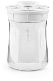 KEFIRKO Kefir Maker | El set ideal para preparar Kéfir de Leche o Kéfir de Agua en Casa | Fermentador-Germinador Casero + Librito de Recetas Descargable en PDF | 848ml | BPA Free | Blanco