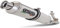GPR EXHAUST SYSTEM Échappement Compatible avec Yamaha X-Max 125 2006/14 terminale homologué et thème-vedette avec raccord spécifique série 4Road Round