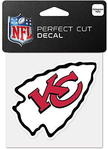 NFL Unisex-Erwachsene, Unisex-Kinder Standard, Schwarz, 4 Inches x 4 Inches