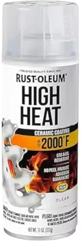 Rust-Oleum 260771 Automotive High Heat Spray Paint, 11 oz, Clear