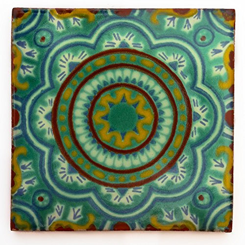 Tumia LAC Mexikanischen Handgemachten Talavera, 5cm Fliesen - Einzelfliese