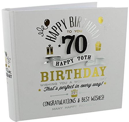 Signography 70th Birthday Photo Album Gift Idea