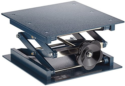 neoLab E-1709 Labor-Hebebühne, Leichtmetall pulverbeschichtet, 300 mm x 300 mm