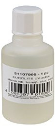 UV-aktive Stempelfarbe, transparent blau, 50ml