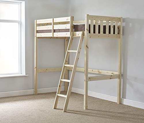STRICTLY BEDS&BUNKS - Loft Bunk Bed 3ft single wooden high sleeper bunkbed - CAN BE USED BY ADULTS
