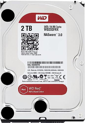 Wd 3.5 Caviar Red WD20EFRX Internal Hard Drive - 2 TB