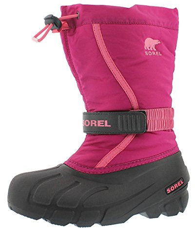 Sorel Flurry Winterstiefel für Kinder, Rot (Deep Blush x Tropic Pink F18), 37 EU