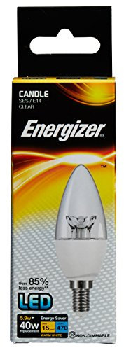 Energizer LED Energy Saving Lightbulb, E14, 5.9 W, Warm White
