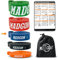 MADGON Resistance Bänder (als Einzelband in 5 Stärken oder im Set). Reißfeste & haltbare Trainingsbänder mit Beutel und PDF Guide. Widerstandsbänder für alle Muskelgruppen. Fitness Band Loop