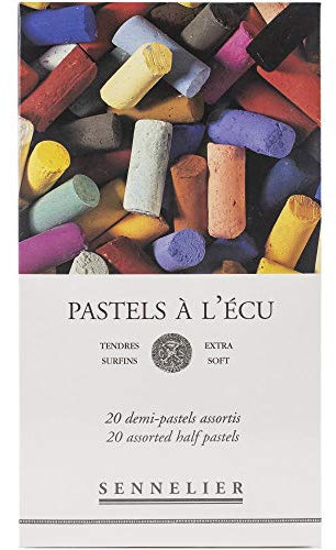 Sennelier Weiches Pastell-Set, 20 Farben, mehrfarbig