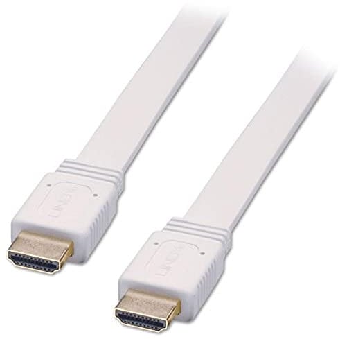 LINDY 2m Flat White Standard HDMI Cable