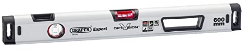 Draper Expert 02320 600 mm Opti-Vision Plumb Site Dual-View Box-Section Level with Ergo Grip Handle