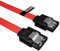 rhinocables SATA II Cables Serial ATA - Cable de bloqueo de datos para disco duro (45 cm / 90 cm de longitud) 90 cm Cabezales rectos a cabezas rectas.