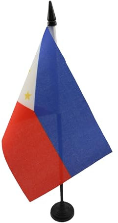 AZ FLAG - Tischflagge Philippinen - 15x10 cm - Philippinische Tischfahne 10 x 15 Cm - Flaggen