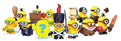 Mattel Mega Bloks CNF46 - Minions Movie Blind Packs im Thekendisplay, Spielzeug