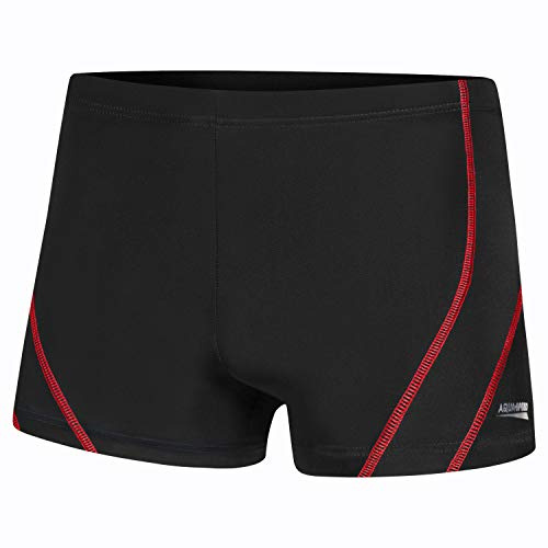 Aqua Speed Badehose für Herren | Wettkampf Schwimmhose kurz eng Jungen | Training Swimwear Men I UV Badebekleidung Junge | Kastenbadehose Männer I Boys Swimming Trunks I Badepants Sport I Training