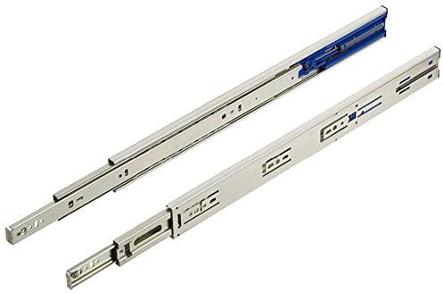 Gedotec Schubladenschienen Vollauszug 300 mm Kugelführung ACCURIDE 3832 TR | Tragkraft bis 45 kg | Teleskopschiene mit Push-top-Open Ausfahreinrichtung | 1 Paar - Auszüge für Küchen-Schränke