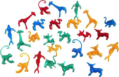 Plastic Mixed Animal Cocktail Drink Markers/Charms, Plastic, plastic