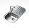 Teka Stylo 1C 1E - Fregadero, 1 Cubeta y Escurridor, para Mueble de 45cm, Cubeta de Acero Inoxidable, Fácil Instalación, Diseño Moderno, Color Acero Inoxidable