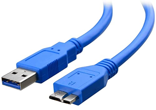 Techly USB 3.0 Cable A M/Mic B M 0,5M Blue