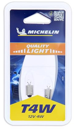 MICHELIN 2 Ampoules Témoins T4W éclairage intérieur et extérieur