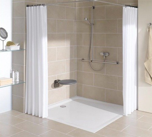 Badewanne Duschtasse, rechteckig XXL weiß; 150 x 75; flache Bauform Super (3,5 cm)
