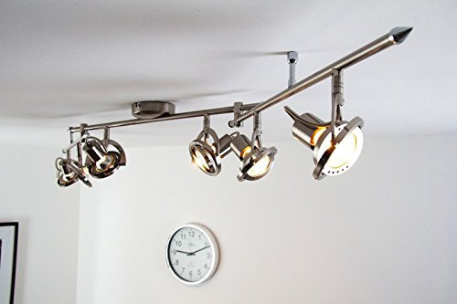 Leuchten Direkt Deckenspot Marco 11916-55 mit 6 x 50 Watt inklusive Leuchtmittel