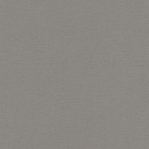 rasch Tapete 448627 aus der Kollektion Florentine II – Einfarbige Vliestapete in Grau – 10,05m x 53cm (L x B)