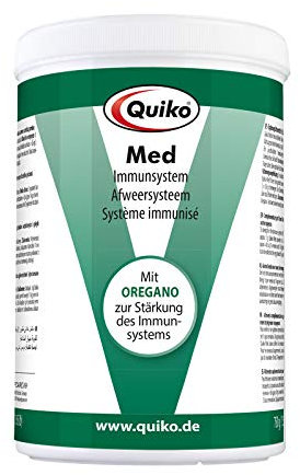 Quiko Med 750g - Ergänzungsfuttermittel mit Oregano für Ziervögel und Brieftauben