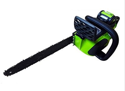 GOWE Environment-Friendly 40V 4000mAh Electric Cordless Chain Saw Brush/Wood Cutter Rechargeable Chainsaw