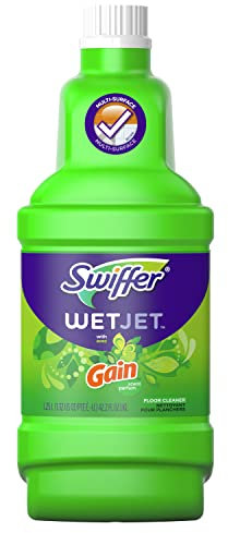 Swiffer Wetjet Solution de nettoyage multi-usages pour sols Parfum gain 1,25 l