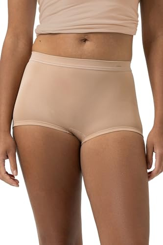Mey Damen Panty Ohne Seitennähte Serie Emotion | Hüftiger Sitz, Weiche Beinabschlüsse, Baumwolleinsatz, Ohne auftragende Seitennähte, Anschmiegsame Qualität, Gr. 36-50