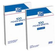 Oxford Karteikarten, DIN A6, kariert, weiá, 210 g/qm