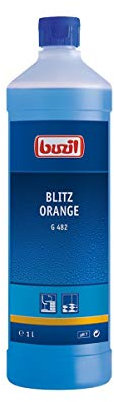 Buzil BLITZ ORANGE G482 1 Liter - Neutraler Allesreiniger mit frischem Orangenduft