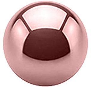 eeddoo Piercingkugel klassisch Rosegold Edelstahl 1,6 x 4mm